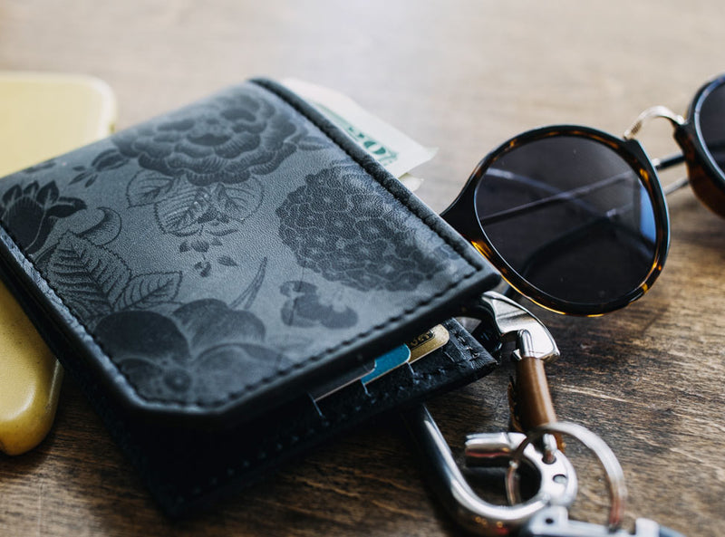 French Bikes - Printmaker Leather Wallet