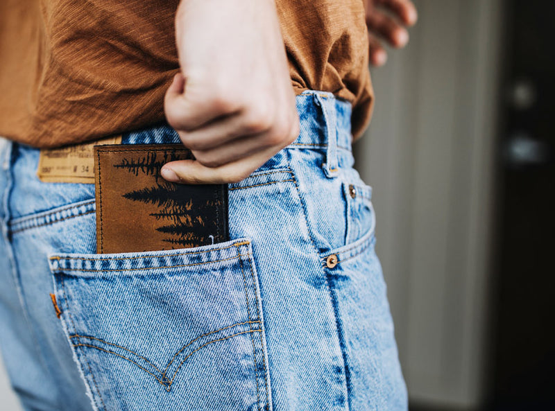 Tattoo Pattern - Printmaker Leather Wallet