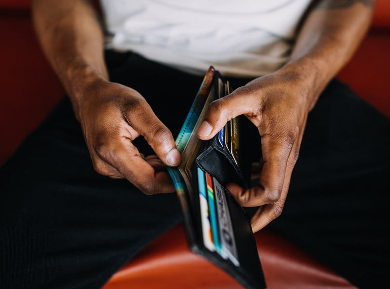 Leaves - Spectrum Leather Wallet