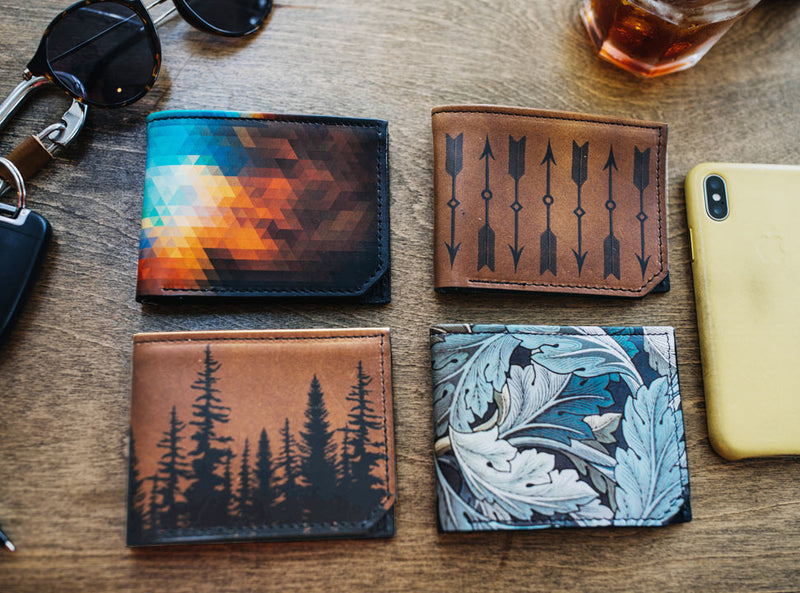 Anatomy - Printmaker Leather Wallet
