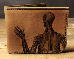 Anatomy - Printmaker Leather Wallet