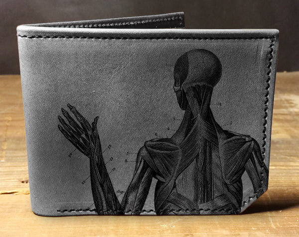 Anatomy - Printmaker Leather Wallet