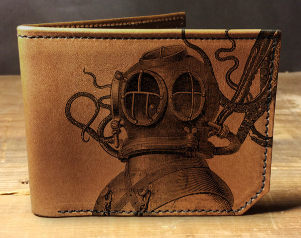 Aquanaut - Printmaker Leather Wallet