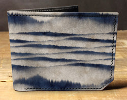 Blue Fade - Spectrum Leather Wallet