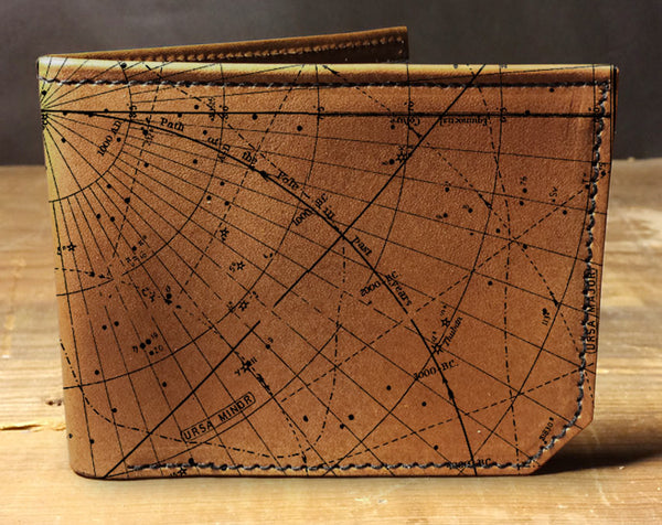 Star Map - Printmaker Leather Wallet