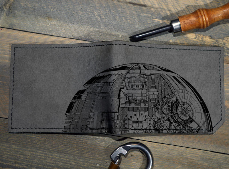 Death Star - Printmaker Leather Wallet