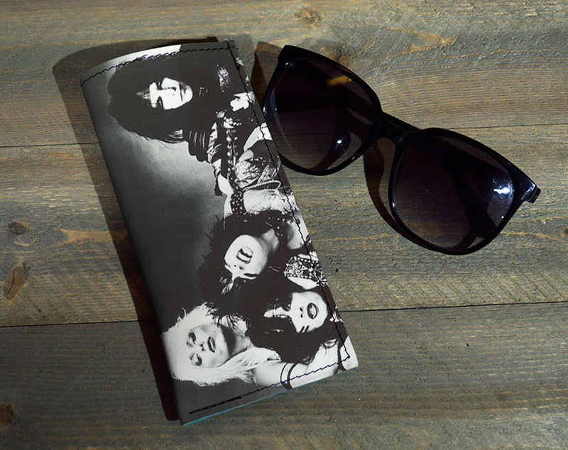 The Crew - Printed Leather Eyeglasses Case
