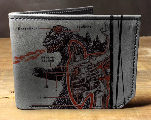 Godzilla - Printmaker Leather Wallet