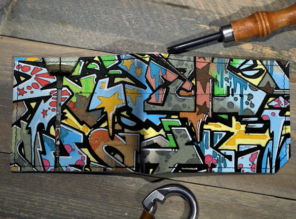 Graffiti - Spectrum Leather Wallet