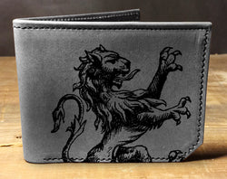 Lion Roar - Printmaker Leather Wallet