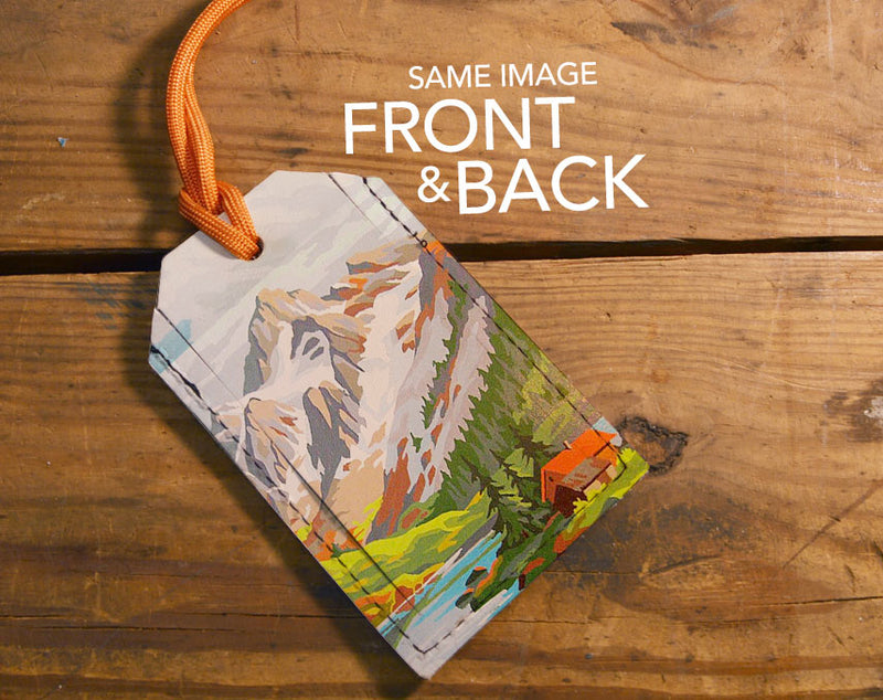 Painted Mountains - Luggage Tag Wholesale