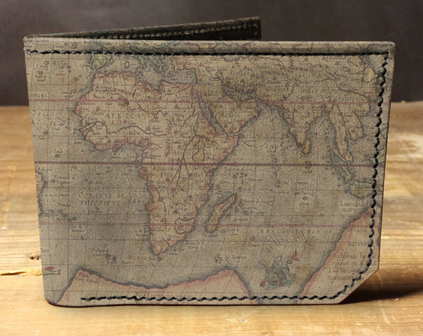 World Map - Spectrum Leather Wallet