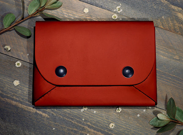 Red - Midi Travel Wallet