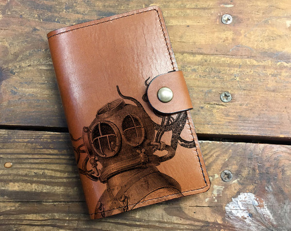 Aquanaut - Leather Journal Cover