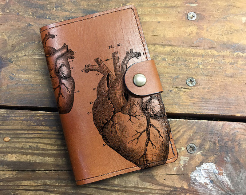 Anatomical Heart - Leather Journal Cover