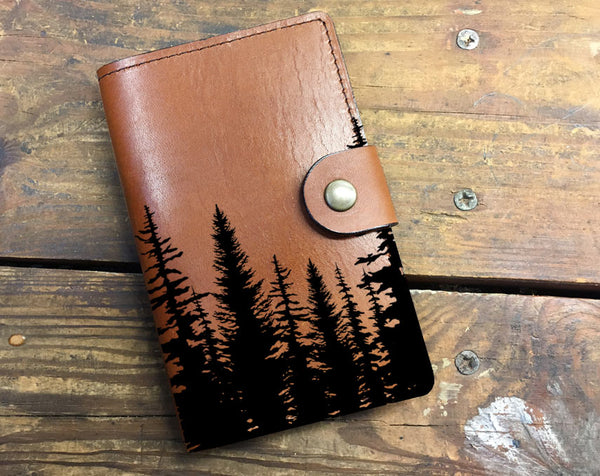 Treeline - Leather Journal Cover