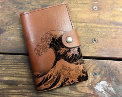 Waves - Leather Journal Cover