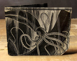 Squid Attack - Spectrum Leather Wallet
