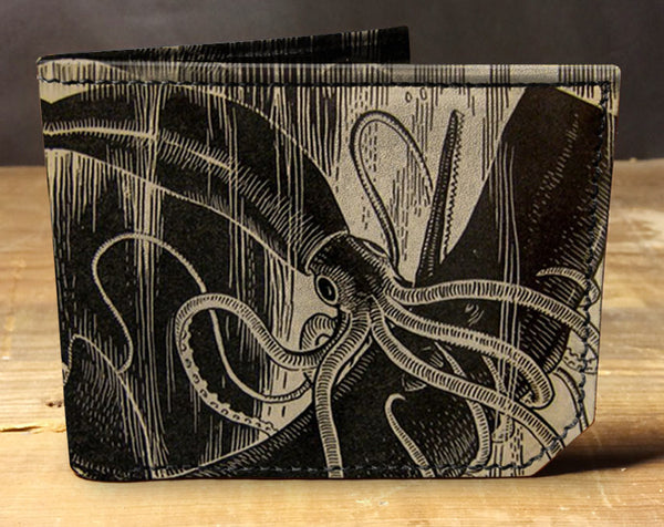 Squid Attack - Spectrum Leather Wallet