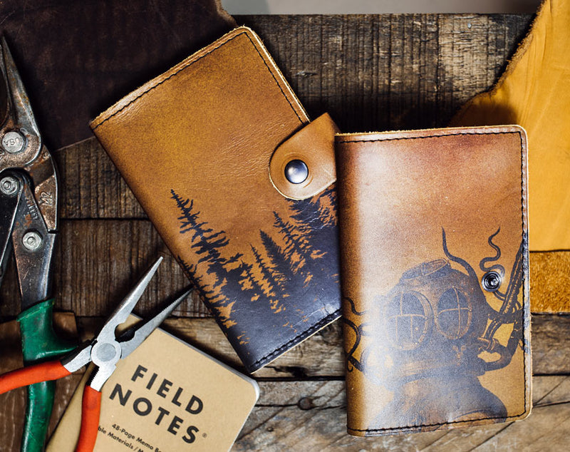 Nature Deer - Leather Journal Cover