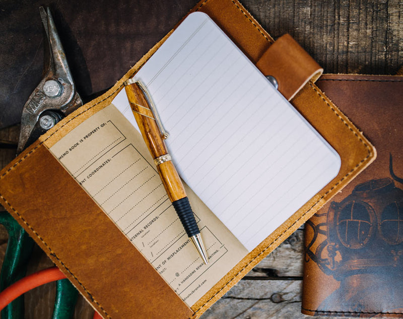 Triangles - Leather Journal Cover