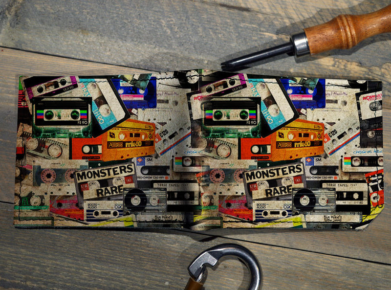Cassette Tapes - Spectrum Leather Wallet