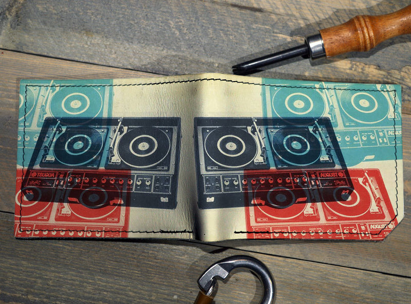 Turntables - Spectrum Leather Wallet